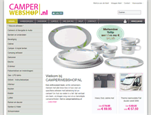 Tablet Screenshot of camperwebshop.nl